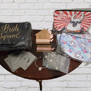 LAST CALL Bride Squad Party Supplies Set - Black and Gold